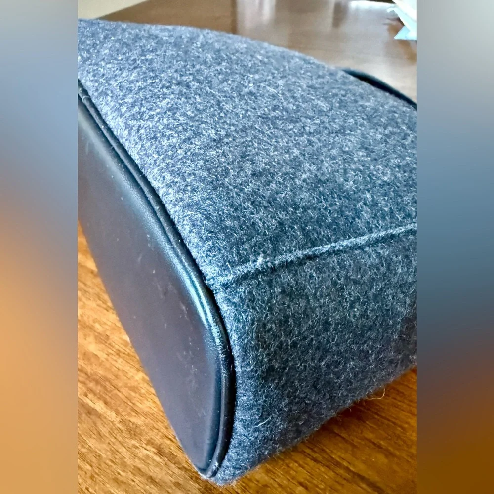 Vintage Coach Handbag German Wool Mini Turnlock Y2K 2000 - Picture 10 of 13